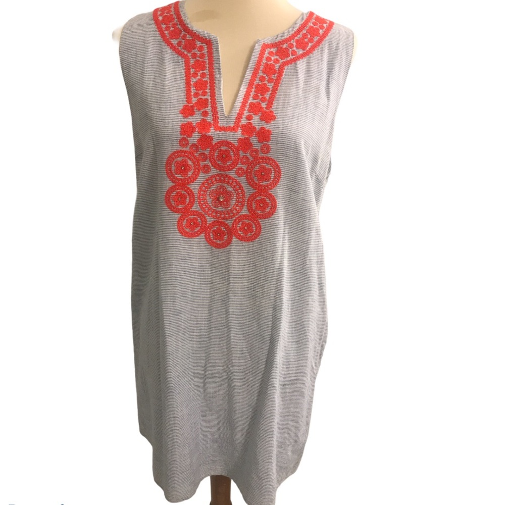 Julie Brown V Neck Dress Size 10